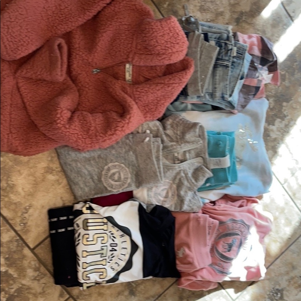 Bundle of Abercrombie Kid and Justice girl clothes